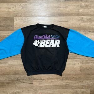 Vintage 90s The Bear Classic Rock 100.3fm Crewneck